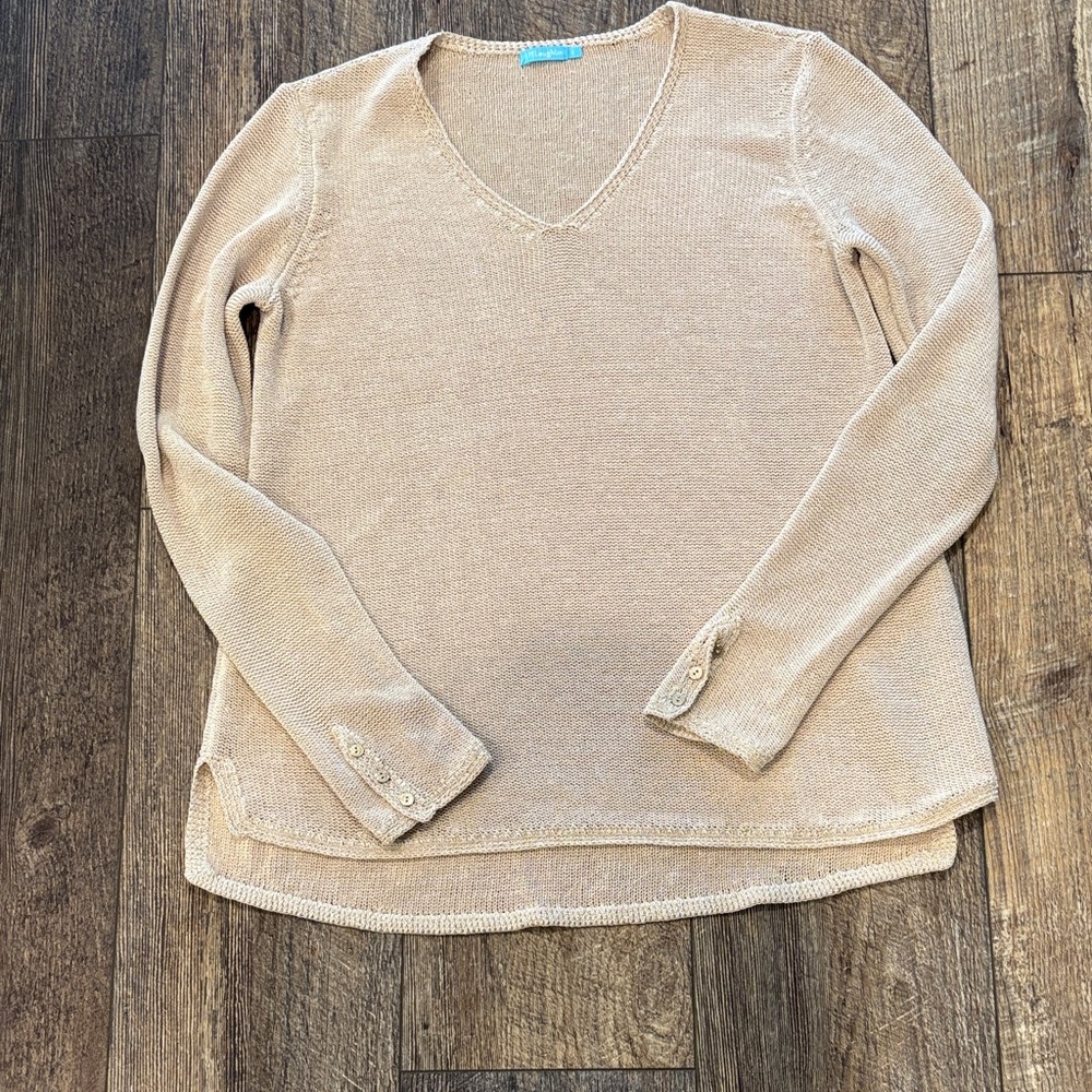J. McLaughlin Cream Callum Sweater